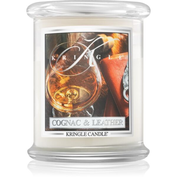 Kringle Candle Brandy & Leather lumânare parfumată 411 g-ro