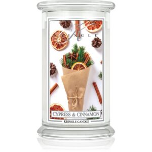 Kringle Candle Cypress & Cinnamon lumânare parfumată 624 g-ro