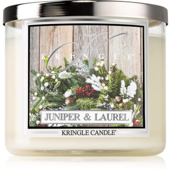 Kringle Candle Juniper & Laurel lumânare parfumată 411 g-ro