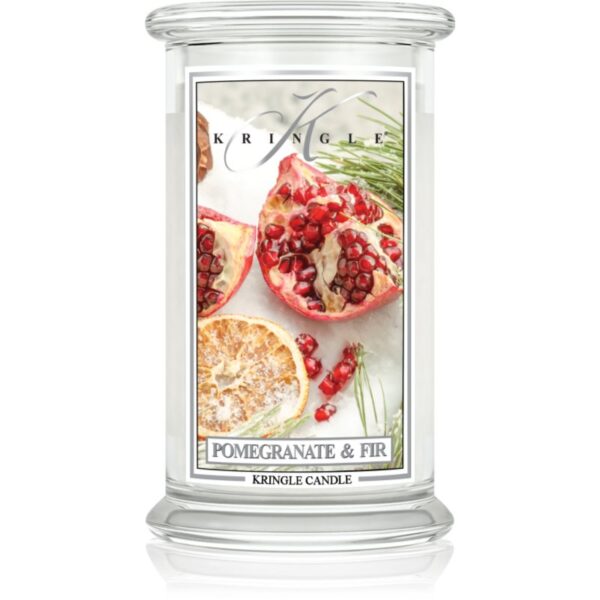 Kringle Candle Pomegranate & Fir lumânare parfumată 624 g-ro