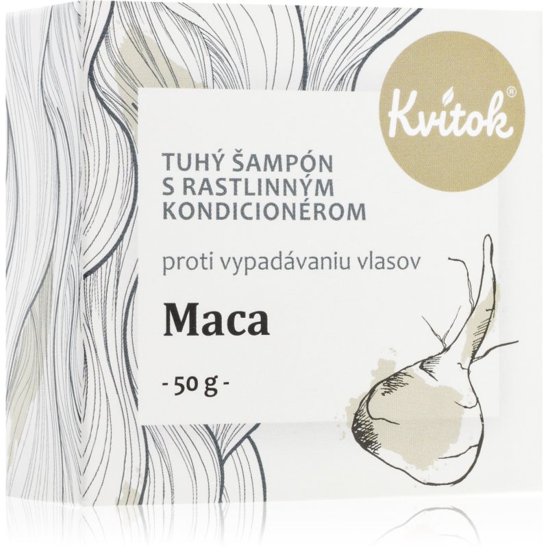 Kvitok Maca șampon solid pentru parul subtiat 50 g-ro