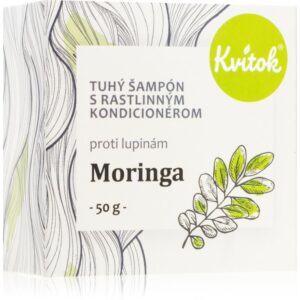 Kvitok Moringa șampon organic solid anti matreata 50 g-ro