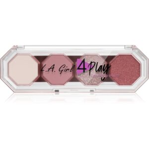 L.A. Girl Cosmetics 4 Play paletă cu farduri de ochi culoare Feel Good 3.2 g-Țena
