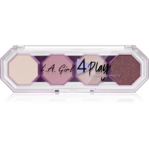 L.A. Girl Cosmetics 4 Play paletă cu farduri de ochi culoare So Sweet 3.2 g-Țena