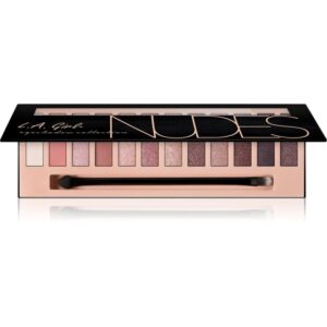 L.A. Girl Cosmetics Beauty Brick Collection paleta farduri de ochi culoare Nudes 12 g-ro