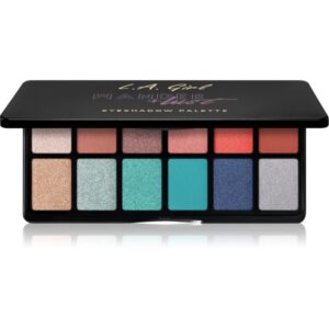 L.A. Girl Cosmetics Fanatic paletă cu farduri de ochi culoare Wanderlust 12x1 g-Țena