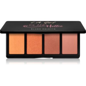L.A. Girl Cosmetics Fanatic paleta fard de obraz culoare Island Hottie 4x4 g-Țena