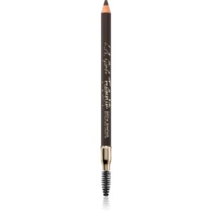 L.A. Girl Cosmetics Featherlite creion de sprancene de lunga durata cu pensula culoare Dark Brown 1.1 g-ro