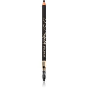 L.A. Girl Cosmetics Featherlite creion de sprancene de lunga durata cu pensula culoare Soft Black 1.1 g-Țena