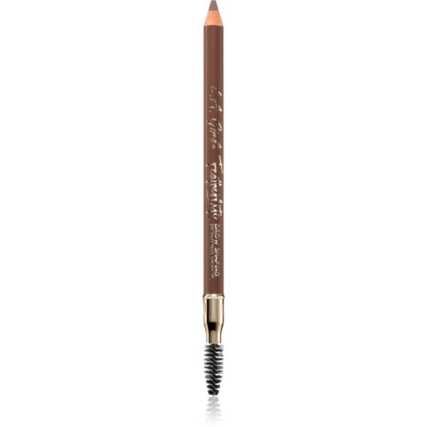 L.A. Girl Cosmetics Featherlite creion de sprancene de lunga durata cu pensula culoare Soft Brown 1.1 g-ro
