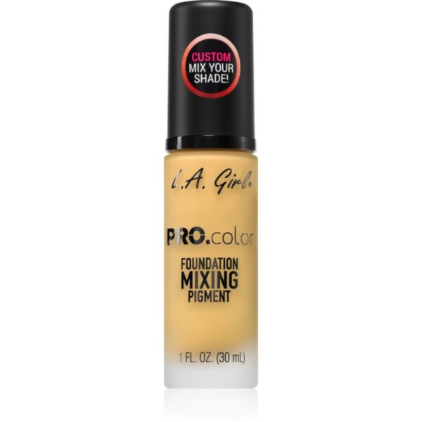 L.A. Girl Cosmetics PRO. Color baza de machiaj pentru uniformizarea nuantei tenului culoare Yellow 30 ml-ro