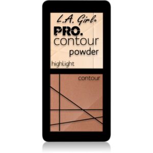 L.A. Girl Cosmetics PRO. Contour Powder Patela pentru conturul fetei culoare Light 5.6 g-ro
