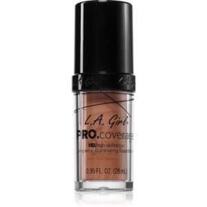 L.A. Girl Cosmetics PRO. Coverage fond de ten lichid iluminator culoare Beige 28 ml-ro