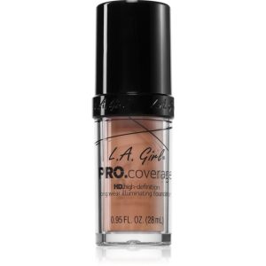 L.A. Girl Cosmetics PRO. Coverage fond de ten lichid iluminator culoare Natural 28 ml-ro