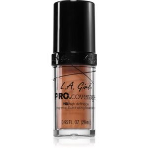 L.A. Girl Cosmetics PRO. Coverage fond de ten lichid iluminator culoare Soft Honey 28 ml-ro