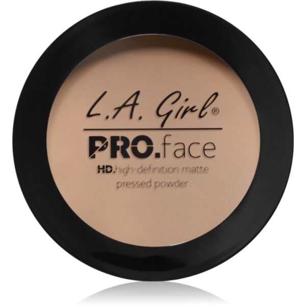 L.A. Girl Cosmetics PRO. Face HD pudra compacta cu efect matifiant culoare Classic Ivory 7 g-Țena