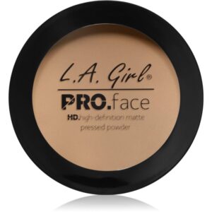L.A. Girl Cosmetics PRO. Face HD pudra compacta cu efect matifiant culoare Creamy Natural 7 g-Țena