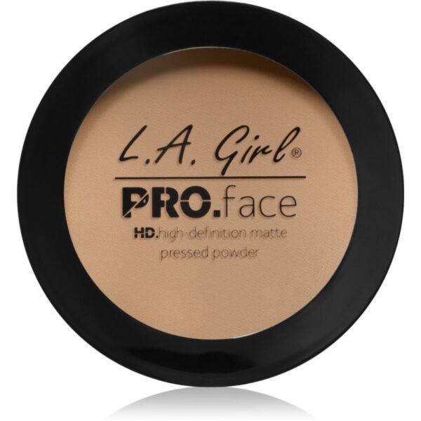 L.A. Girl Cosmetics PRO. Face HD pudra compacta cu efect matifiant culoare Creamy Natural 7 g-Țena