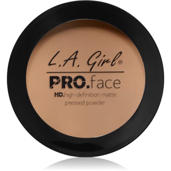 L.A. Girl Cosmetics PRO. Face HD pudra compacta cu efect matifiant culoare Nude Beige 7 g-Țena