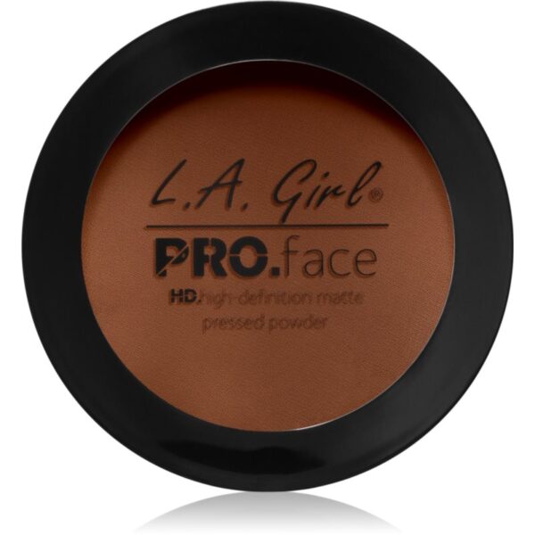 L.A. Girl Cosmetics PRO. Face HD pudra compacta cu efect matifiant culoare Toffee 7 g-ro