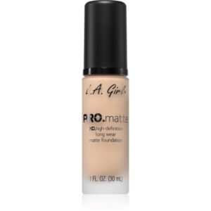 L.A. Girl Cosmetics PRO. Matte HD machiaj persistent cu efect matifiant culoare Beige 30 ml-Țena