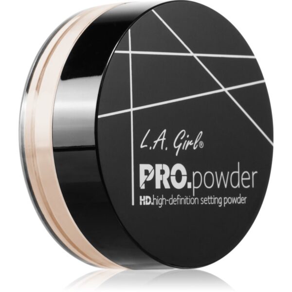 L.A. Girl Cosmetics PRO. Powder pudra cu efect de matifiere culoare Banana Yellow 5 g-ro