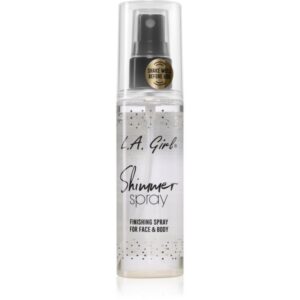 L.A. Girl Cosmetics Shimmer Spray fixator make-up pentru fata si corp culoare Gold 80 ml-Țena