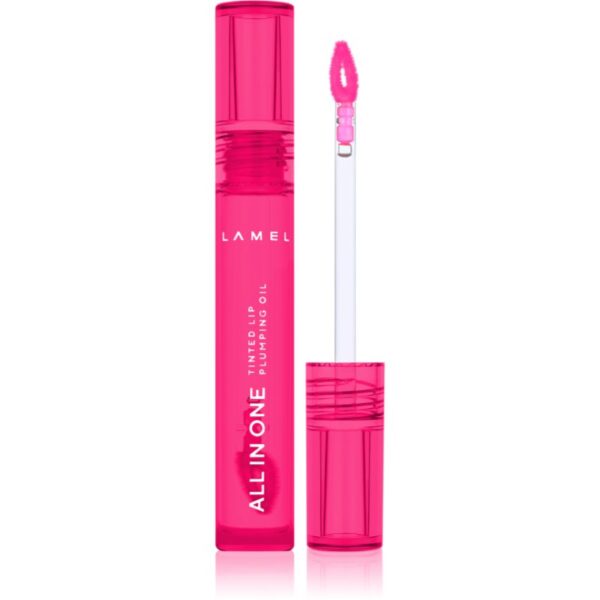 LAMEL All in One Lip Tinted Plumping Oil ulei nuanțator pentru buze pentru volum maxim № 404 3 ml-ro