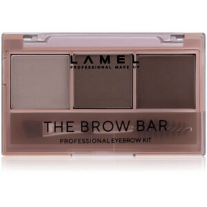 LAMEL BASIC The Brow Bar paleta pentru machiaj sprancene cu pensula #402 4