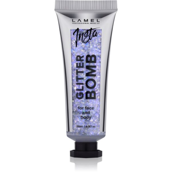 LAMEL Insta Glitter Bomb luciu pentru fata si corp #401 20 ml-Țena