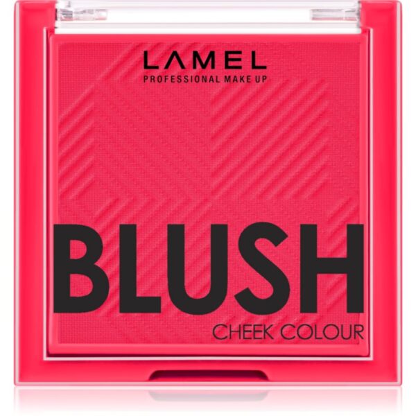 LAMEL OhMy Blush Cheek Colour fard de obraz compact cu efect matifiant culoare 407 3