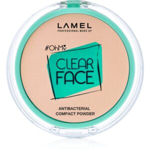 LAMEL OhMy Clear Face pudra compacta antibacterial culoare 401 Light Natural 6 g-Țena