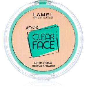 LAMEL OhMy Clear Face pudra compacta antibacterial culoare 402 Vanilla 6 g-Țena