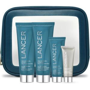 LANCER THE METHOD INTRO KIT Oily-Congested Skin set cadou pentru ten gras-Țena