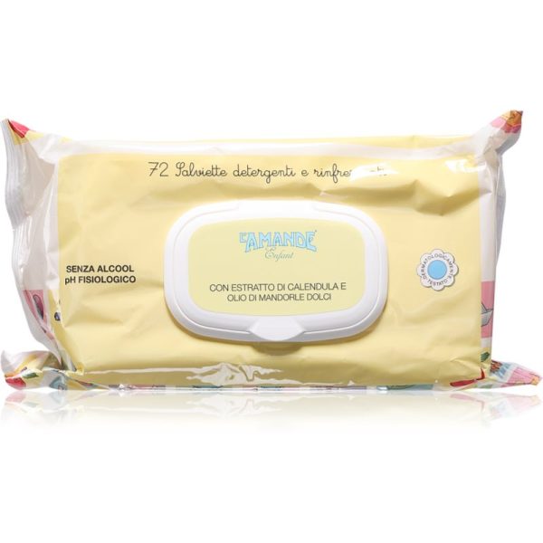 L'Amande Baby Cleansing And Refreshing Wipes servetele moi de curatare 72 buc-ro