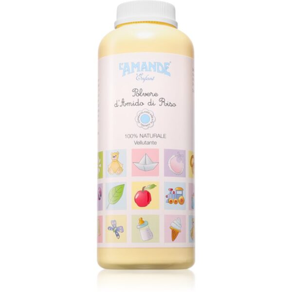 L'Amande Baby Rice Starch Powder special pentru ingrijire medicala pentru pielea bebelusului 150 g-ro