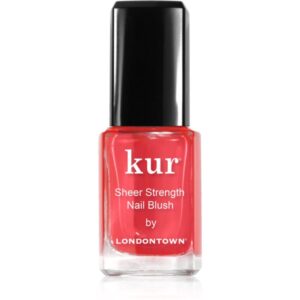 LONDONTOWN Kur Sheer Strength Nail Blush îngrijire nuanțatoare pentru fermitate și iluminare pentru unghii culoare Poppy 12 ml-ro