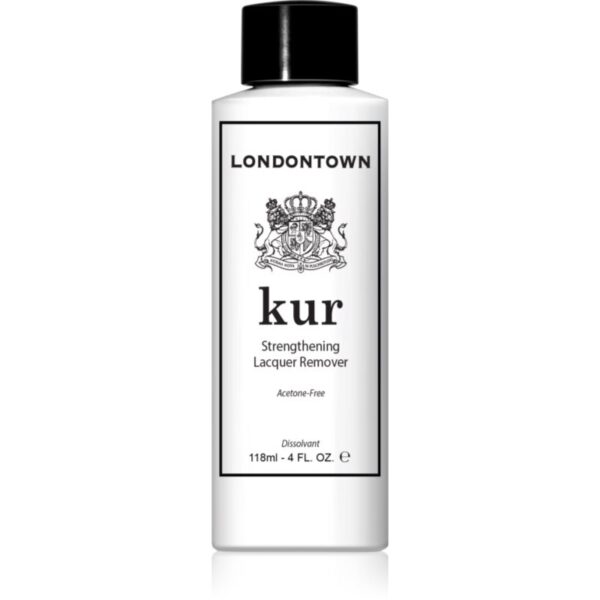LONDONTOWN Kur Strengthening Lacquer Remover dizolvant pentru oja 118 ml-ro