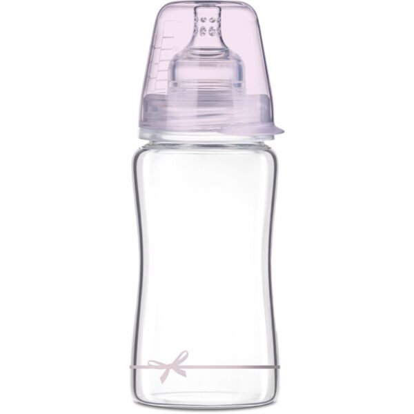 LOVI Baby Shower Girl biberon pentru sugari Glass 250 ml-ro
