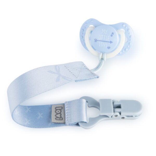 LOVI Baby Shower curelușă pentru suzetă Boy 1 buc-ro