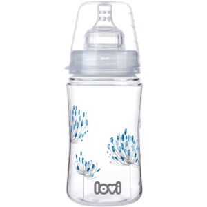 LOVI Botanic Trends biberon pentru sugari 3+ m 240 ml-Țena