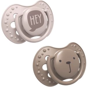 LOVI Hey 3-6m suzetă Beige 2 buc-Țena