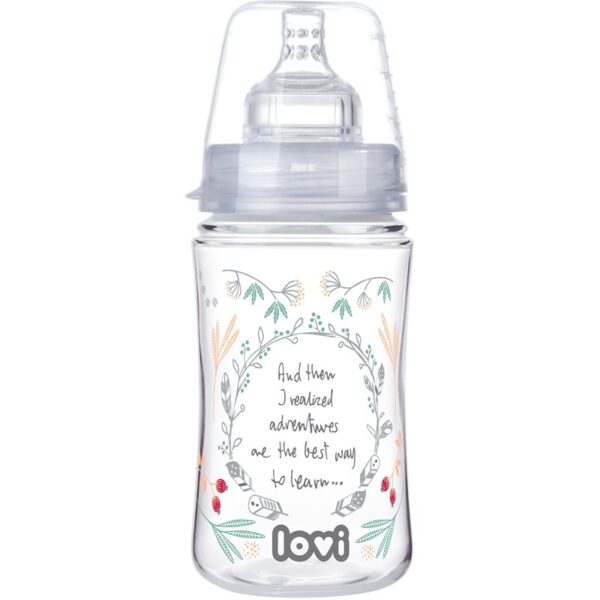 LOVI Indian Summer Trends biberon pentru sugari 3+ m 240 ml-Țena