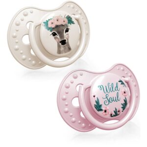 LOVI Wild Soul 0-3m suzetă Girl 2 buc-ro