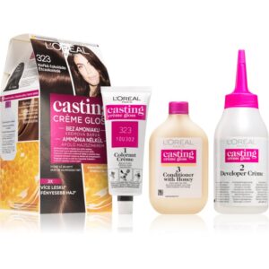 L’Oréal Paris Casting Creme Gloss culoare par culoare 323 Dark Chocolate 1 buc-Țena