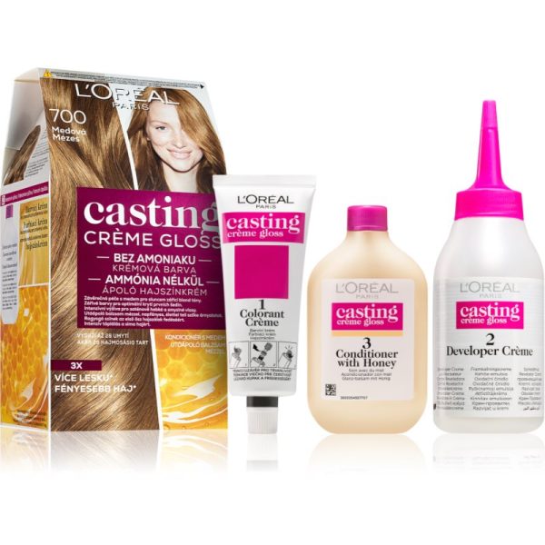 L’Oréal Paris Casting Creme Gloss culoare par culoare 700 Honey 1 buc-Țena