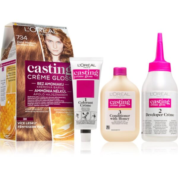 L’Oréal Paris Casting Creme Gloss culoare par culoare 734 Golden Honey-ro