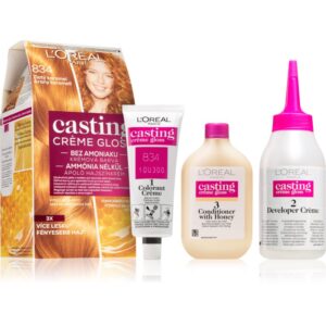L’Oréal Paris Casting Creme Gloss culoare par culoare 834 Golden Caramel 1 buc-Țena