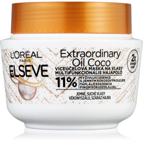 L’Oréal Paris Elseve Extraordinary Oil Coconut mască nutritivă cu ulei de cocos