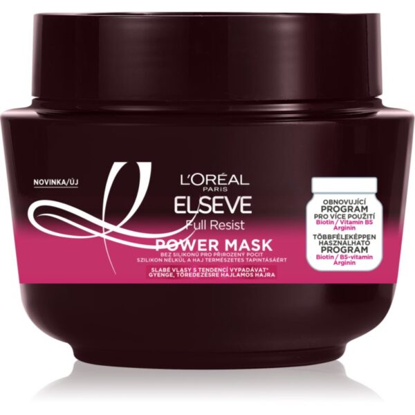 L’Oréal Paris Elseve Full Resist Masca de par 300 ml-Țena